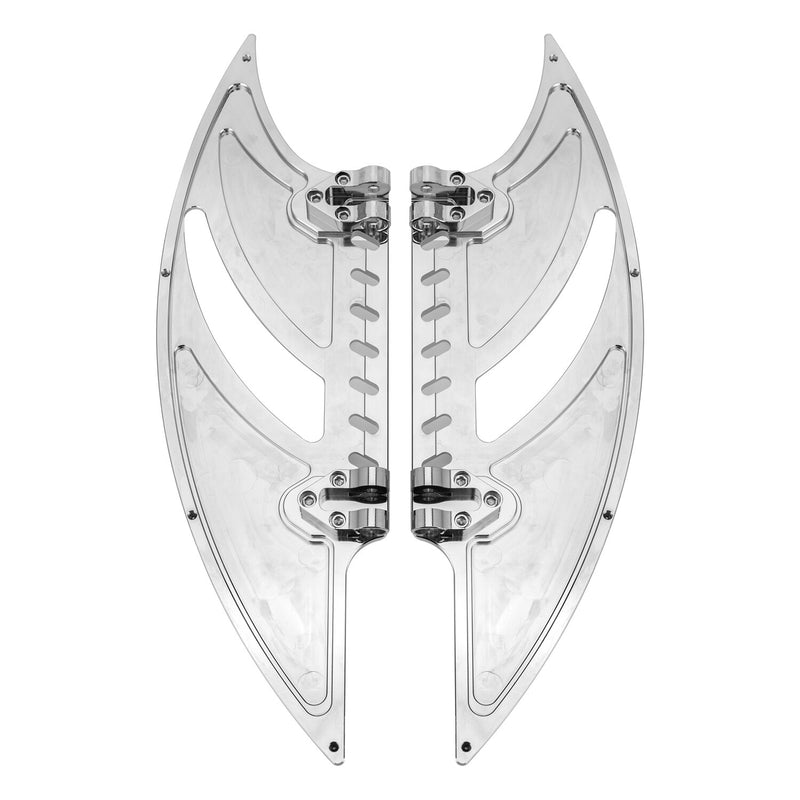 Front Rear FloorBoard Footboards CNC for Harley Touring Road Glide 1986-2024