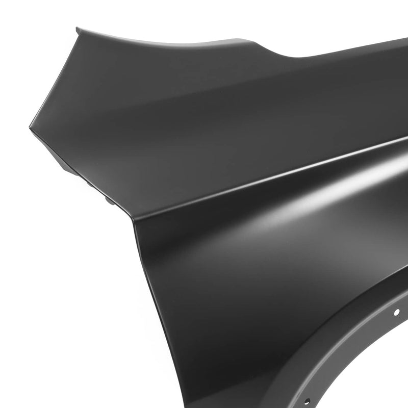 DURAFORCE Black Steel Fender for Chevrolet Traverse 2018-2024 Front Passenger Side