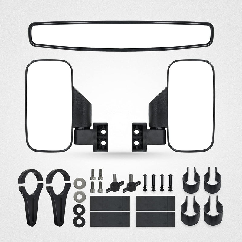 UTV 2" Rear-View Wide Center Side Mirrors Set for Honda Talon 1000R 1000X Can Am