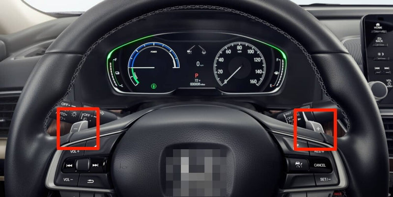 Carbon Fiber Pattern Paddle Shift Steering Wheel for Honda Accord Civic CR-V