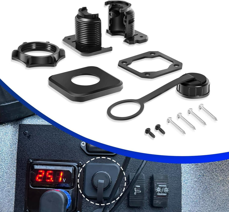 Bulkhead Connector Kit Quick Connect Disconnect for LiveScope 010-13350-00