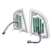 DURAFORCE Clear LED Turn Signal Lights for Kenworth KW K300 T300 T330 T600 86-08 Pair