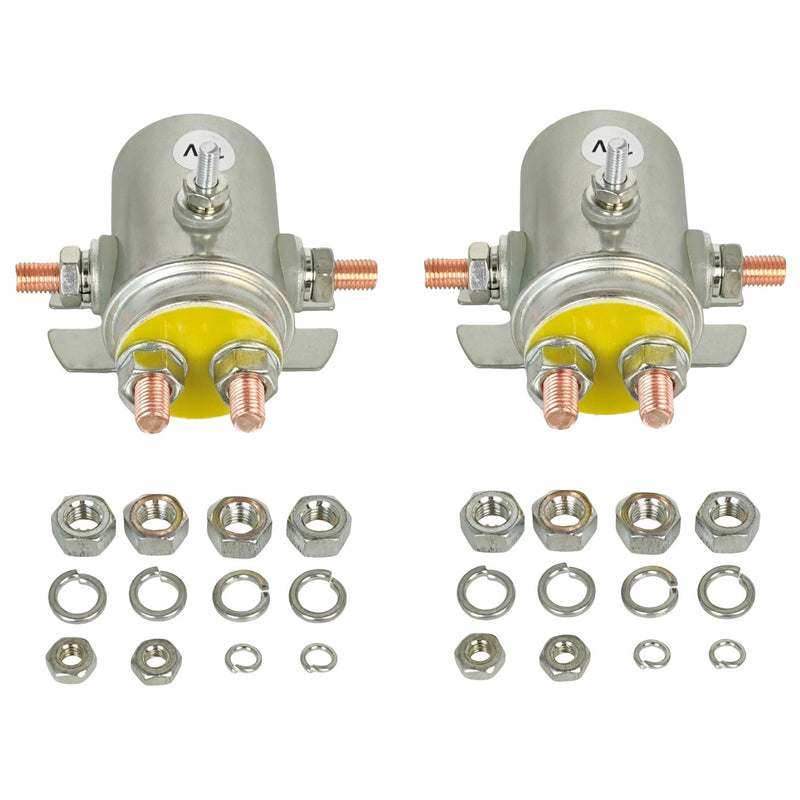 2X 12V 5 Terminal Solenoid Relay Switch for Prestolite 15-301 SBD4202D