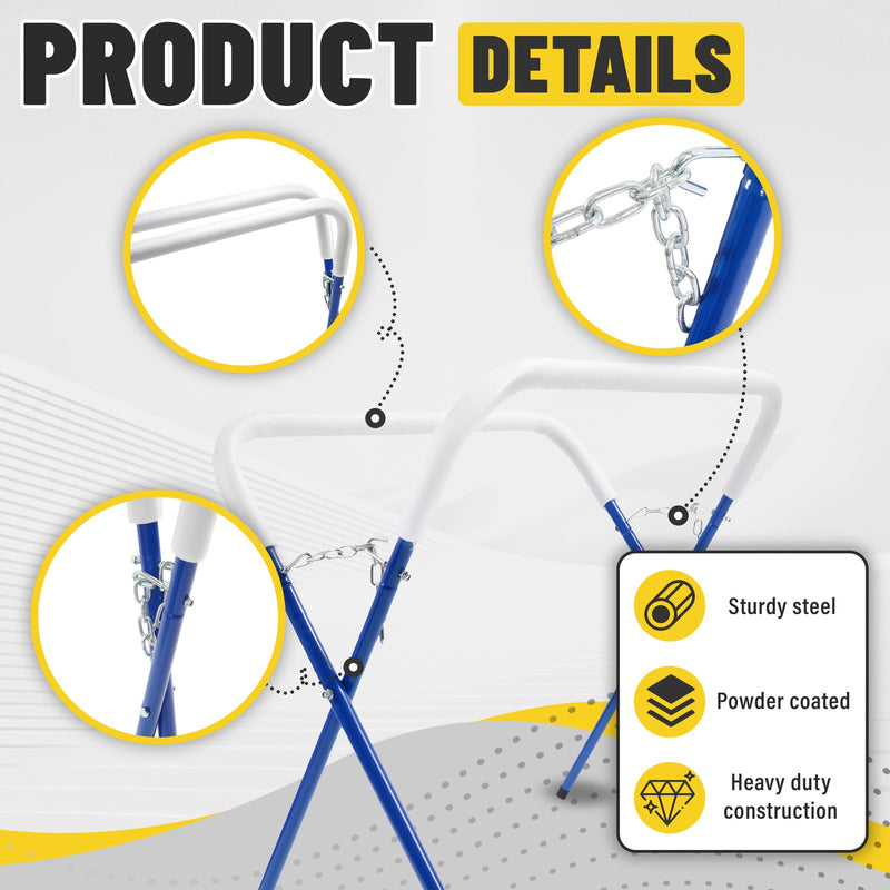 Heavy Duty Auto Body Painting Adjustable Work Stand for Door Fender Hood Bumper
