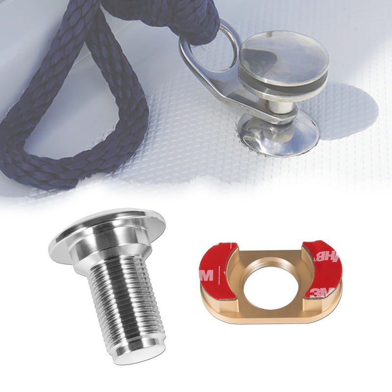3/8-Inch Quick Release Fender Holder Receiver Set for Boat 3/8-Inch
