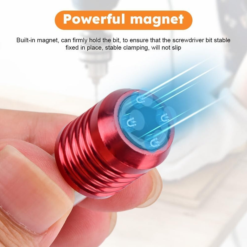 4Pcs Drill Extension 1/4 Hex Quick Release Bit Holder 12 6 4 2 with PH2 Bit