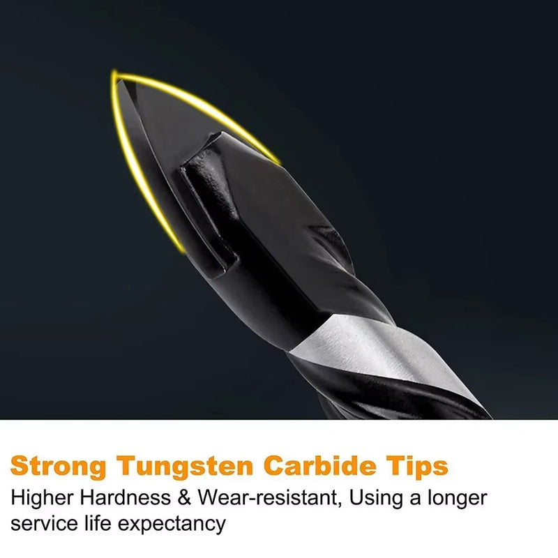 10Pcs Carbide Tungsten Drill Bit Set for Ceramic Tile Concrete Glass Wood Marble