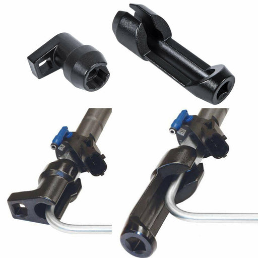 DURAFORCE Sl11400 17mm 12pt Fuel Injector Socket Set for Ford Power Stroke 6.7L Diesel