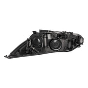 DURAFORCE Black Right Passenger Side Headlight Clear Lens Halogen for Ford Focus 2012-2014