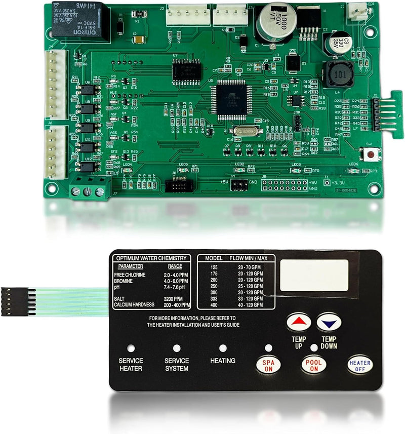 472610Z Control Board Kit with Switch Pad for Pentair Master Temp 400 42002-0007