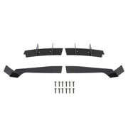 DURAFORCE Rear Bumper Diffuser Rear Side Splitter PE for Ford Mustang 2018-2021 19 20