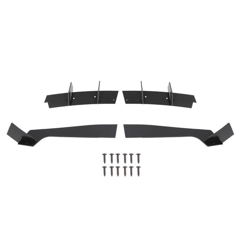 DURAFORCE Rear Bumper Diffuser Rear Side Splitter PE for Ford Mustang 2018-2021 19 20