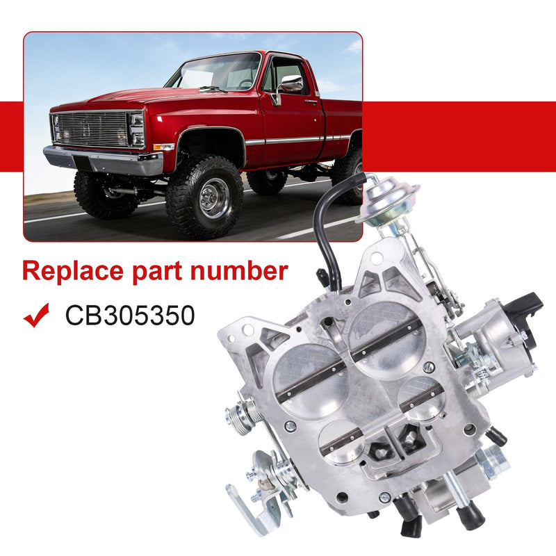 650 CFM Electric Choke Rochester Quadrajet 4 Barrel Carburetor for 305-350