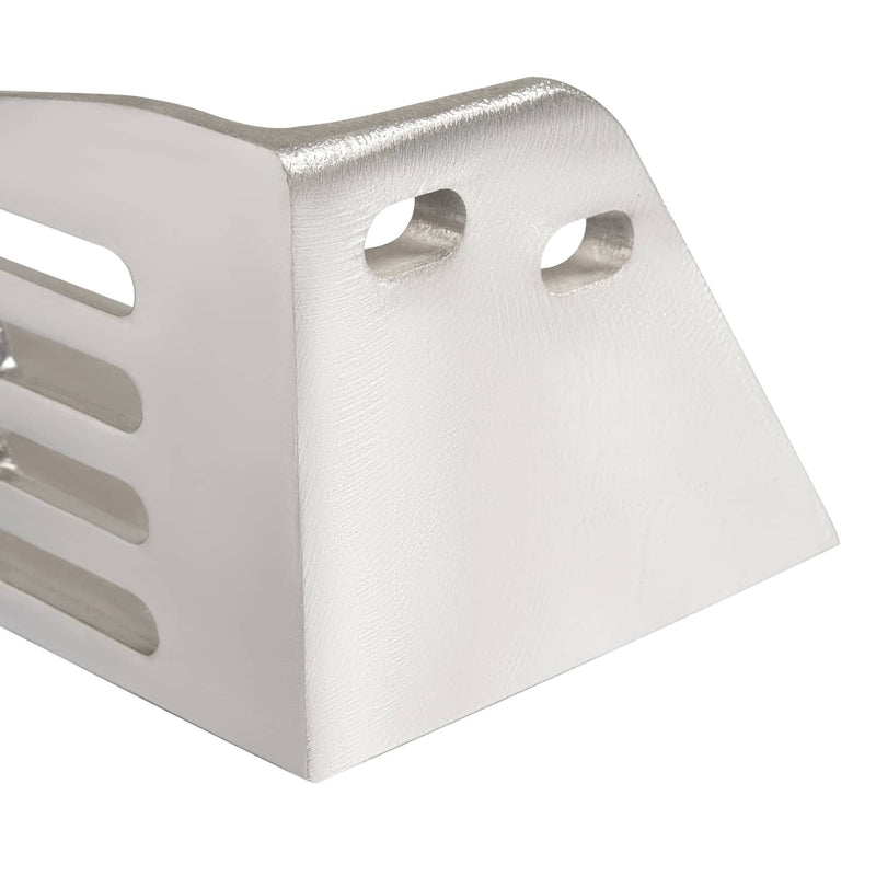 DURAFORCE Silver Front Fender Light Bracket Double JJ Blinker Bar for Peterbilt 389 388