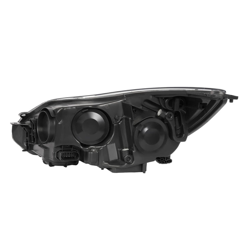 DURAFORCE Chrome Headlight Headlamp Replacement Passenger Side for Ford Focus 2012 13 14