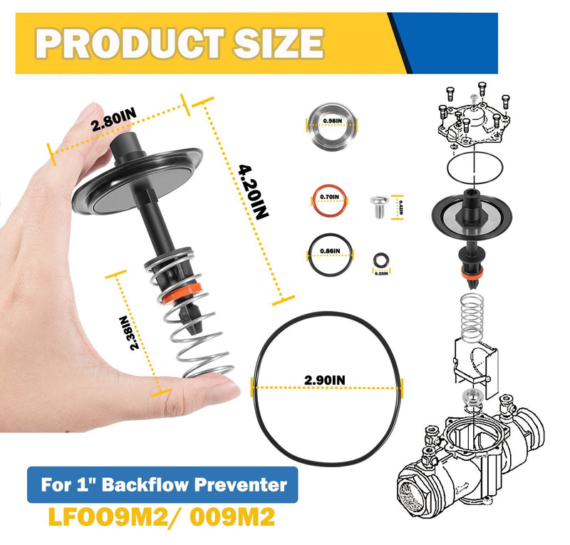 0887785 Total Relief Valve Repair Kit for Watts RK 009M2 VT 1 in