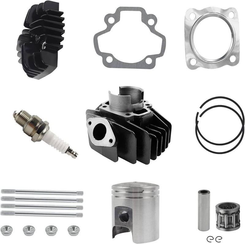 60CC Big Bore Set for Yamaha PW50 Cylinder Piston Gasket Head Top End 1981-2009