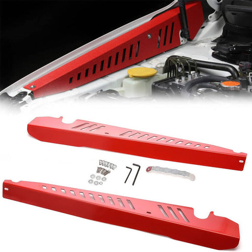 DURAFORCE Red Performance Fender Shrouds Panel for Subaru WRX WRX STI 2015-2020