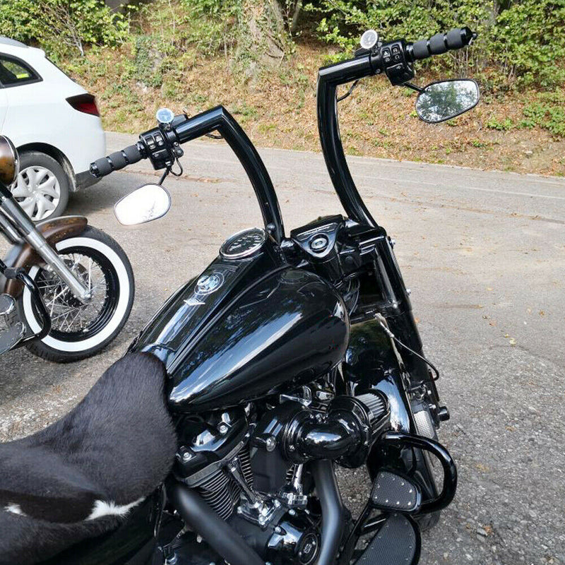 14 Inch Rise 2" Ape Hanger Handlebar for Harley Dyna Street Motorcycle