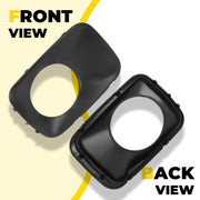 DURAFORCE Fog Light Trim Cover for Honda Pilot 2009 2010 2011 Black Driver & Passenger