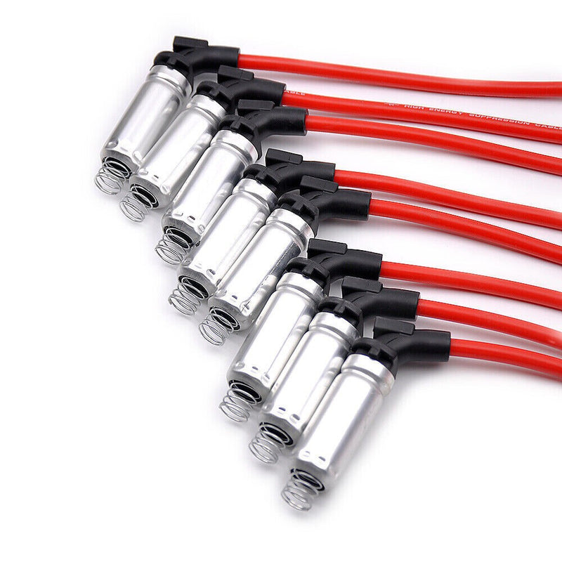 Round Ignition Coil Spark Plug Set for Chevy Silverado GMC LS1 LS3 4.8 5.3 6.0L