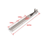 DURAFORCE Universal Electrophoresis Rear Quarter Fender Bracket Stainless Steel Slivery