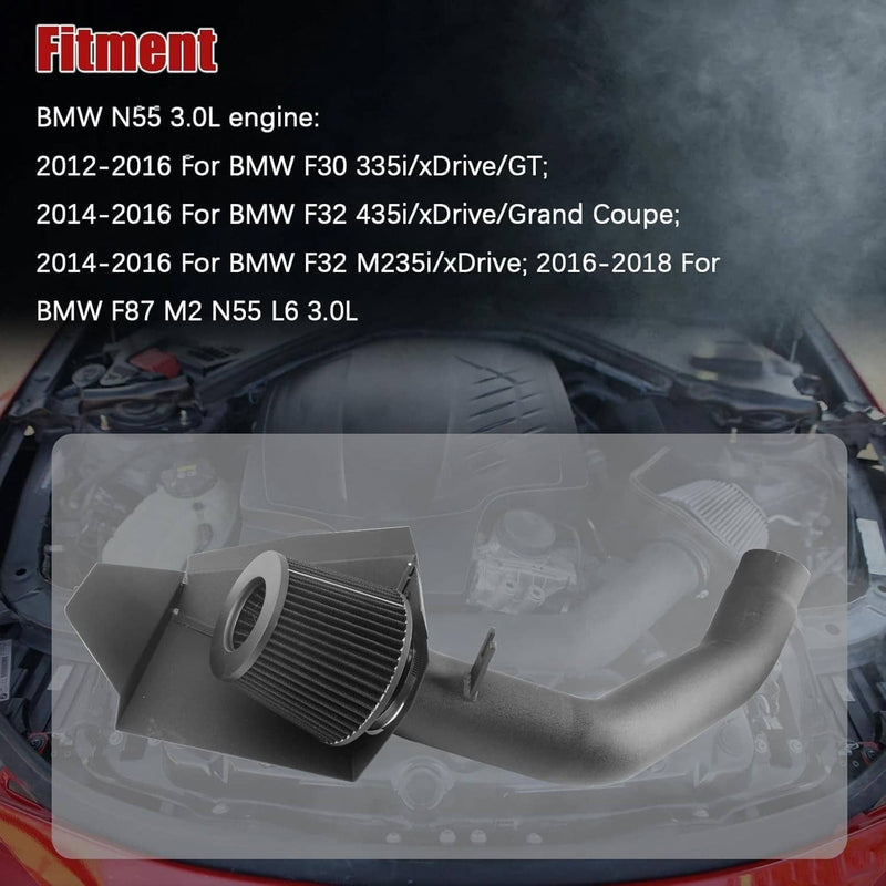 Cold Air Intake System for BMW 12-15 335i 14-16 435i M235i 16 M2 N55 3.0L Turbo
