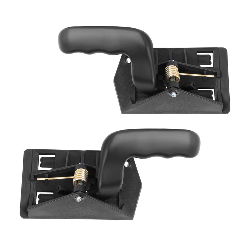 Black Inside Door Handles for GMC Sierra 1500 2002-2006 LH RH 2 Pieces