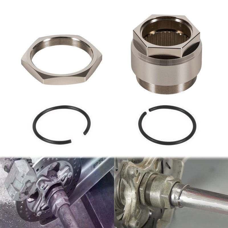 Rear Axle Lock Jam Nut for Honda TRX300EX TRX400EX TRX250X 450R ATC250R