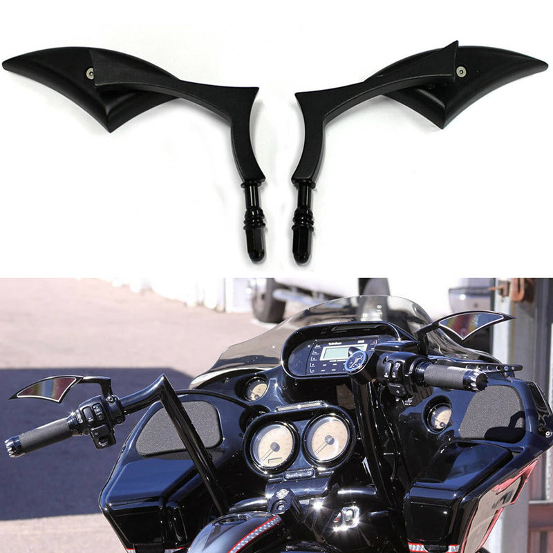Motorcycle Rearview Side Mirrors for Harley Touring Electra Glide Ultra Classic