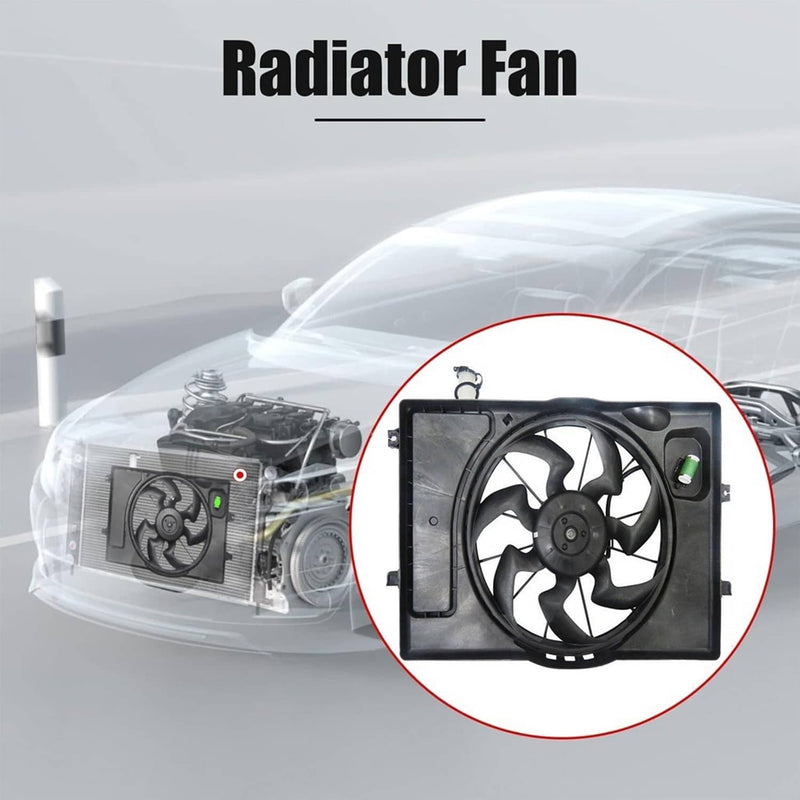 Engine Radiator Cooling Fan for Hyundai Elantra 2017-2020 Kia Forte 2.0L