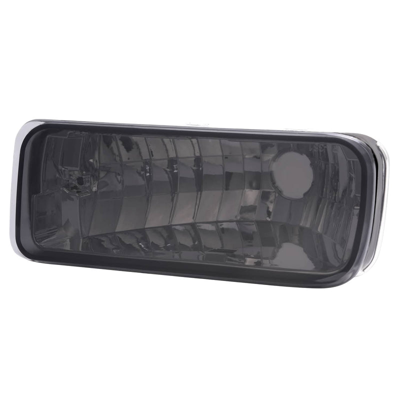 DURAFORCE Smoke Lens Bumper Turn Signal Light Assembly for Chevy Camaro 1985-1992