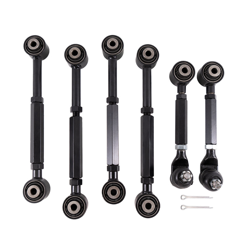 6pcs Rear Upper Lower Control Toe Camber Arms for 2004-2008 Acura TSX 04-08
