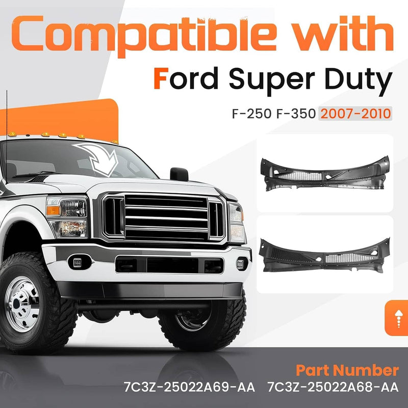 7C3Z-25022A69-AA 7C3Z-25022A68-AA Wiper Cowl Panel for Ford F250 F350 2008-2010
