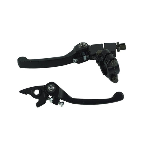 DURAFORCE Folding Clutch Brake Lever Handle for Pit Dirt Bike 90cc 110cc 125cc 150cc 160cc