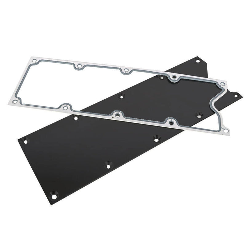 Billet Knock Sensor Delete LS6 LSX for LS Gen 3 Valley Pan Cover + Gasket Plate