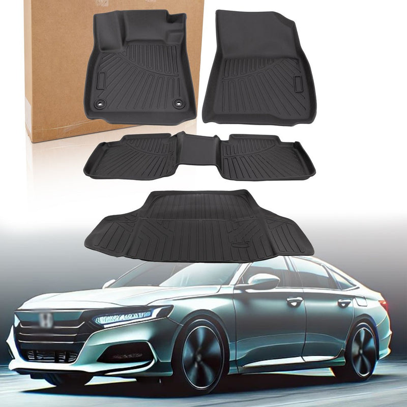 Full Set Floor Mats Cargo Liner for Honda Accord Hybrid 2023-2025