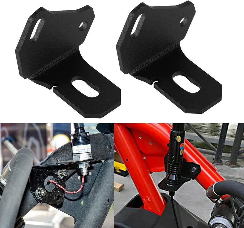 Rear LED Flag Whip Light Antenna Mount Brackets for Can Am UTV Maverick X3 2 Pie