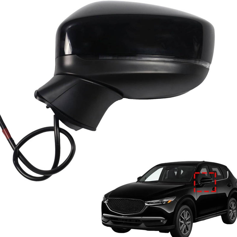 Driver Side Mirror with BSM Power Turn Signal for Mazda CX-5 2017-2024 Left