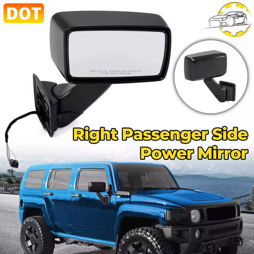 DURAFORCE 20836084 Power Mirror Right Passenger for Hummer H3 H3T 06-10