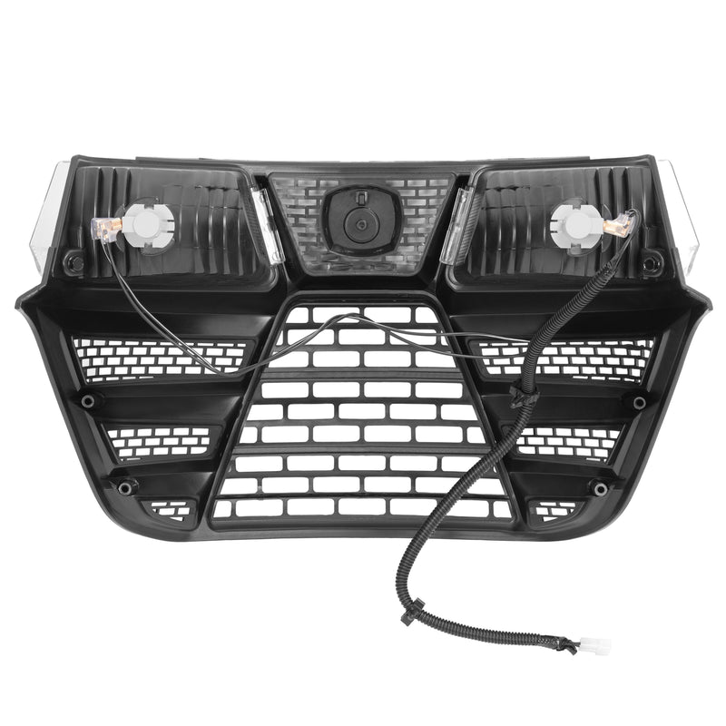 Plastic ABS Grille with Headlight for John Deere X300R X310 X320 X350 X370