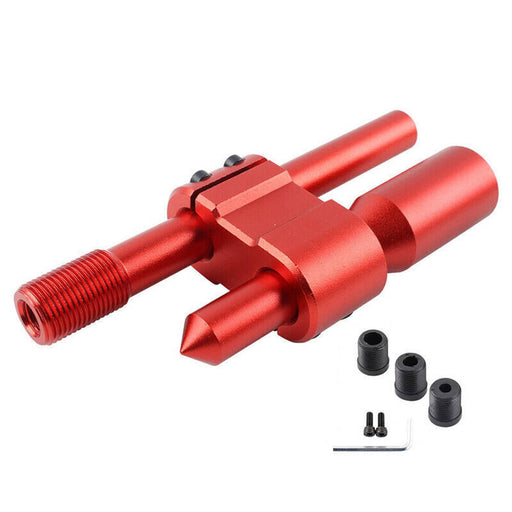 DURAFORCE Alloy H Type Shift Knob Extension Adjustable Gear Shifter 3 Adapter