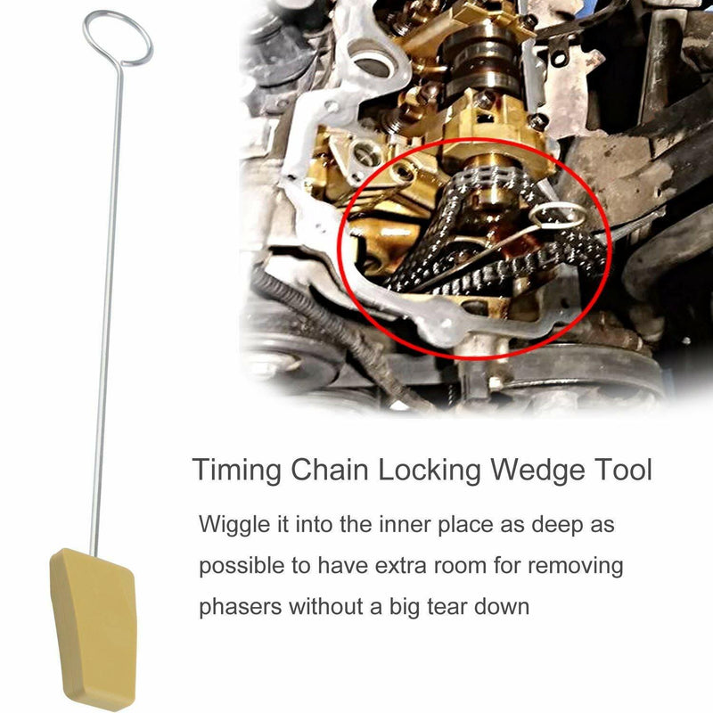Cam Phaser Lock Out Kit Timing Chain Locking Wedge Tool for Ford 5.4L 4.6L 2X