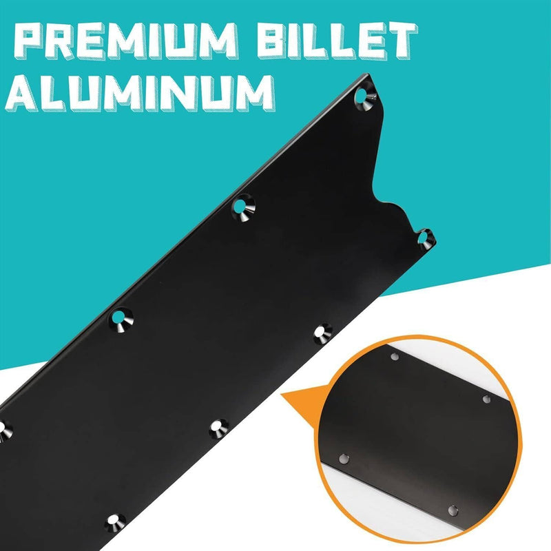 LS1 LS2 LS3 LS7 Valley Pan Cover Plate for LS Gen 3 Billet Knock Sensor Delete
