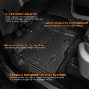 DURAFORCE Floor Mat for Ford F-150 SuperCrew Crew Cab 2010-2014 Bucket Seat