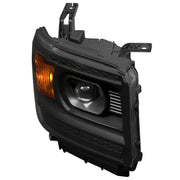 DURAFORCE Projector Headlights for GMC Sierra 1500 2500HD 3500HD 2014-2015 Pair