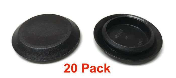 Plastic Snap In Flush Mount Hole Plug 1 Inch for Sheet Metal Fit Fender 20