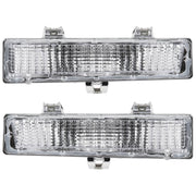 DURAFORCE Front Park And Turn Signal Light Lamps for Chevy Monte Carlo SS 1981-88 Pair
