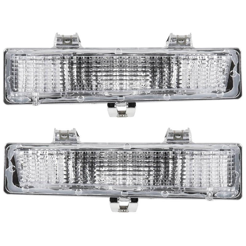 DURAFORCE Front Park And Turn Signal Light Lamps for Chevy Monte Carlo SS 1981-88 Pair