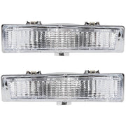 DURAFORCE Front Park And Turn Signal Light Lamps for Chevy Monte Carlo SS 1981-88 Pair